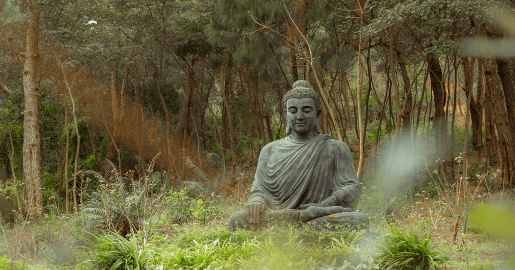 Being mindful in the vipassana meditation retreat by Gautam Buddha